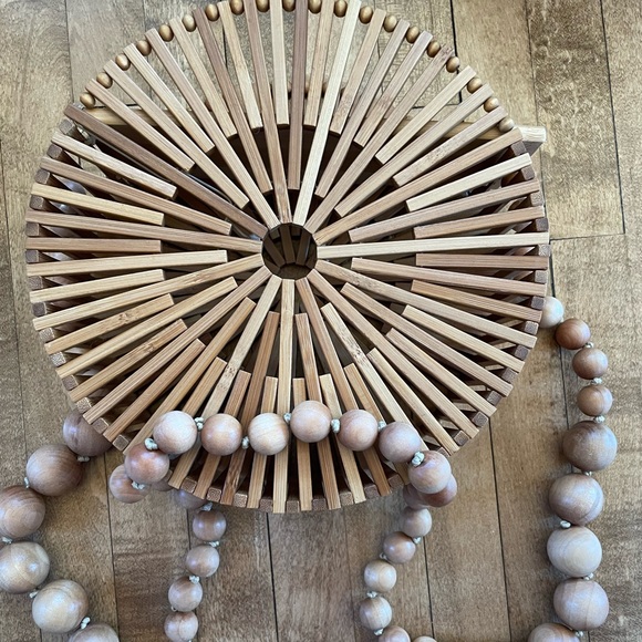 Cult GAIA Luna Bamboo Crossbody Bag Purse - Picture 6 of 7